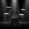 Gammon Percussion Full Size Complete Adult 5-Piece Drum Set with Cymbals, Stands, Stool, and Sticks